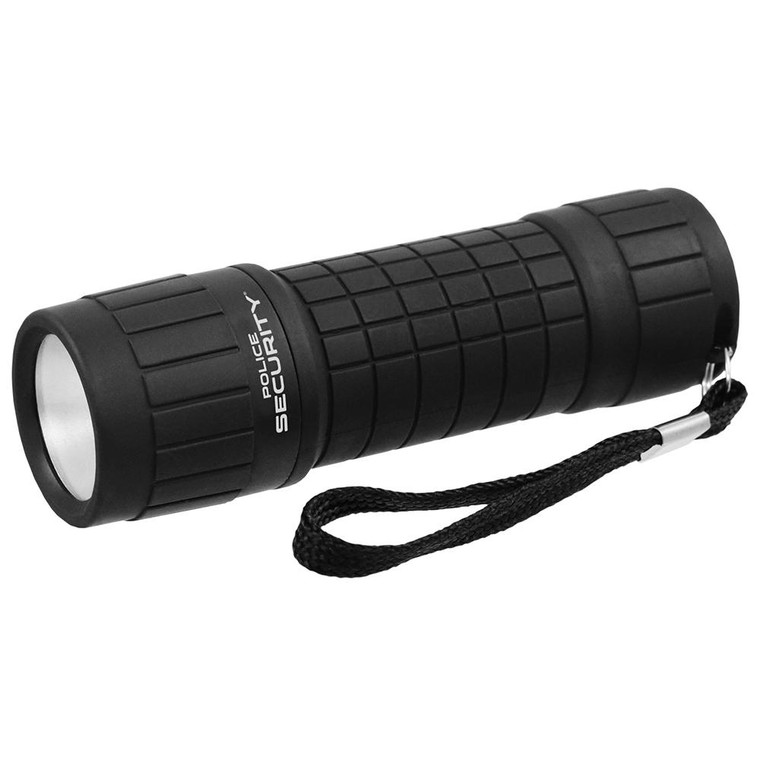 Police Security Flashlights Pro Spec Flashlight 100 Lumens Black - 98887