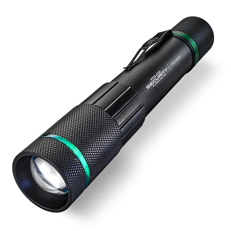 Police Security Flashlights Dover Rechargeable Flashlight 800 Lumens Black - 98295