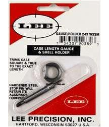 Lee Case Length Gage and Shell Holder .243 WSSM - 90389