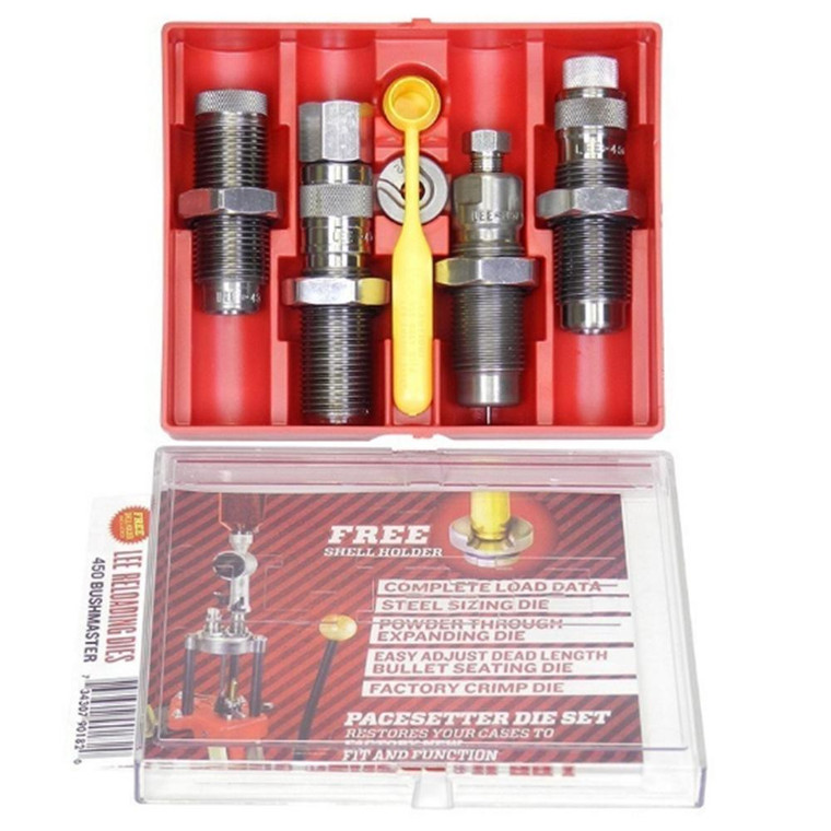 LEE Pacesetter 450 Bushmaster Full Length Sizing 4-Die Set - 90182