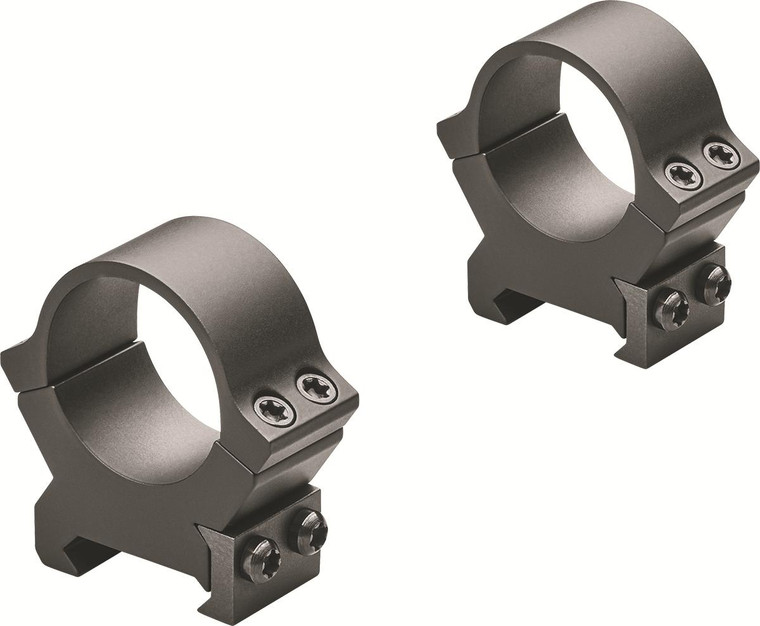 Leupold 2-Piece Precision-Fit PRW2 Weaver-Style Permanent Rings 1" High - Matte Black - 174082