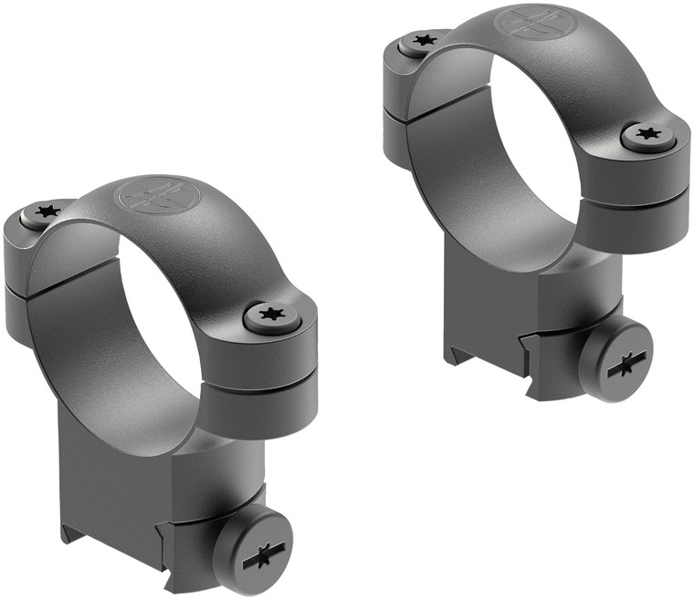 Leupold 2-Piece Solid Steel Ringmounts - Sako 30mm Super High Matte Black - 51722