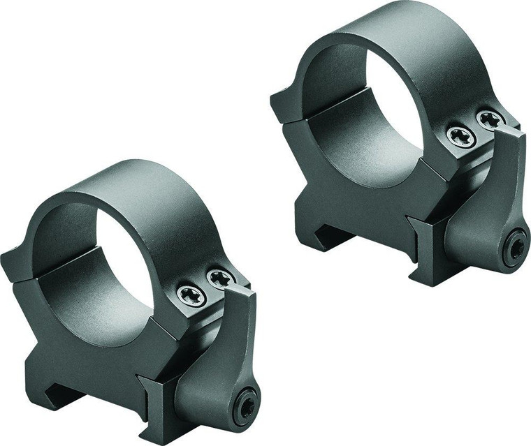 Leupold 2-Piece Precision-Fit QRW2 Weaver-Style Rings 1" Low - Matte Black - 174065