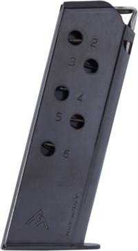 Mec-Gar Walther PPK .380 Magazine Standard Floorplate Blued 6/rd - MGWPPKSTB