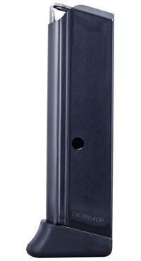 Mec-Gar Walther PPK/S .380 Magazine Finger Rest Floorplate Blued 7/rd - MGWPPKSFRB