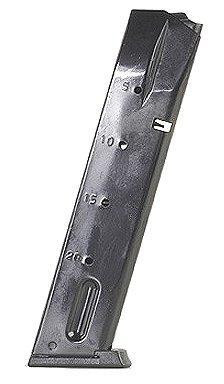 Mec-Gar S&W 5900 Series/915/910/659 Magazine 9mm Extended Blued 20/rd - MGSW5920B