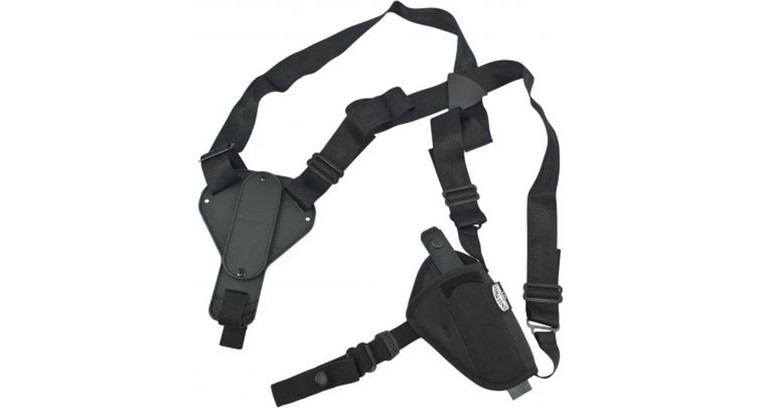 Uncle Mike's Plain Black Nylon Shoulder Holster 8700 AM#0  - 87000