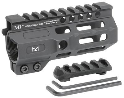 Midwest Industries One Piece Combat Rail Free Float Handguard 4.5" M-LOK - MI-CRM4.5