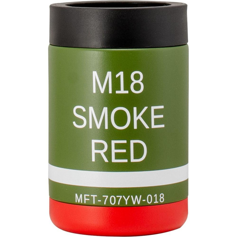 Mission First Tactical M18 Red Smoke Can Cooler 12 oz - DM18R-CAN
