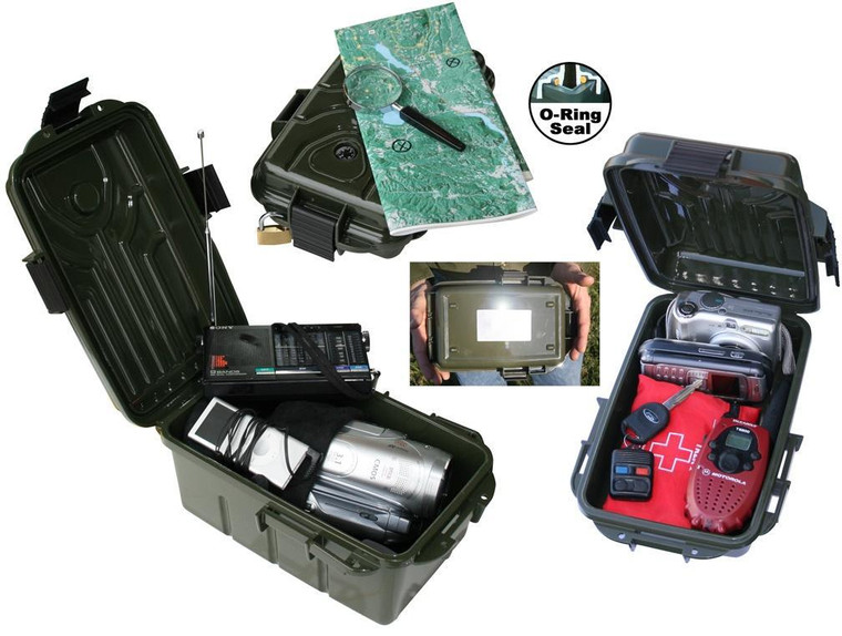 MTM Survivor Dry Box 9.8" x 6.8" x 3.0" Forest Green - S1072-11
