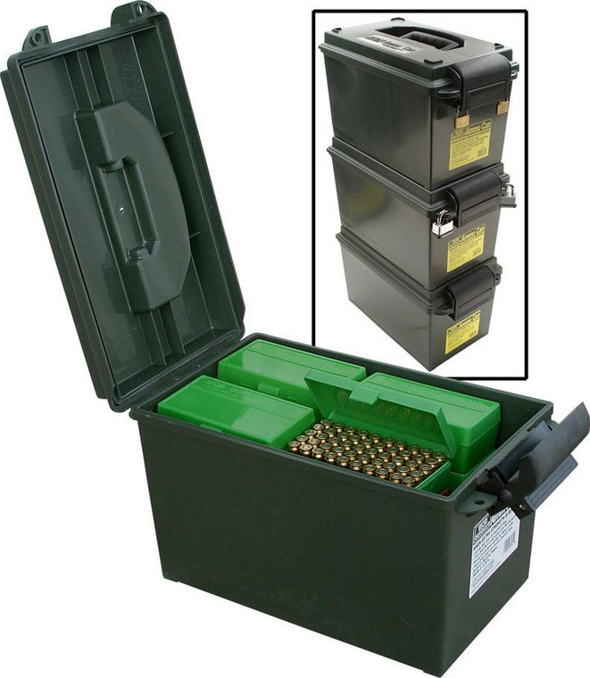 MTM AC11 - Forest Green Ammo Can for Bulk Ammo - AC11