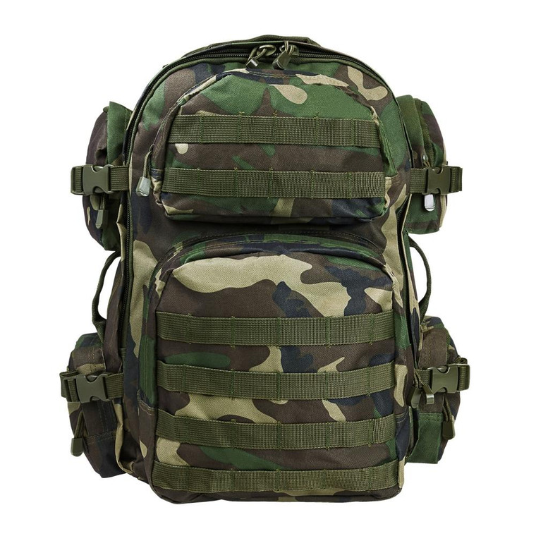 NcStar VISMTactical Backpack - WoodlAnd Camo - CBWC2911