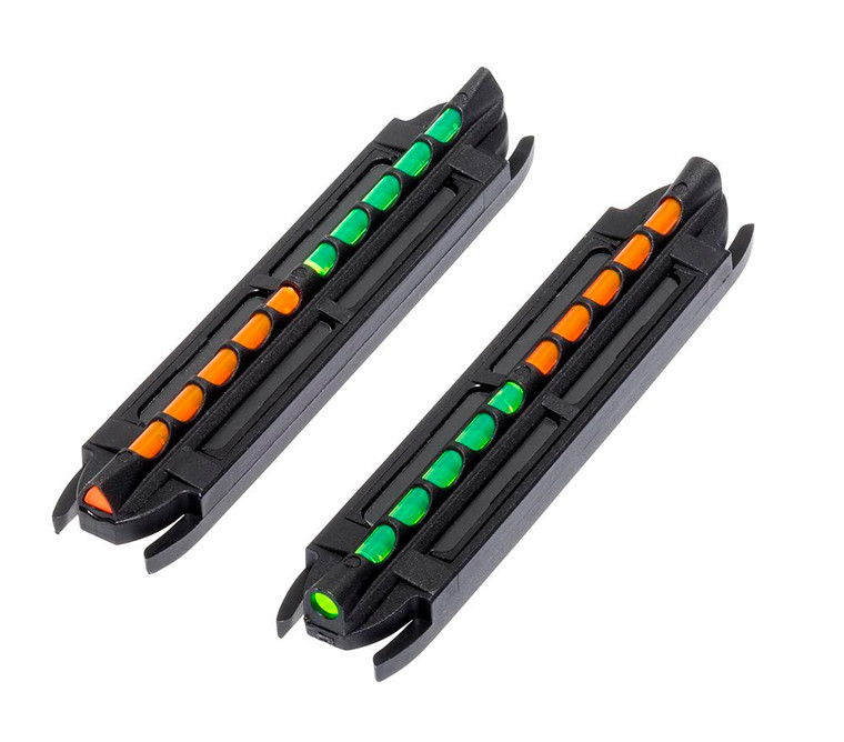 HIVIZ Two-In-One Magnetic Shotgun Sight with Green & Orange LitePipe - TO300 HIVIZ Two-In-One Magnetic Shotgun Sight with Green & Orange LitePipe - TO300