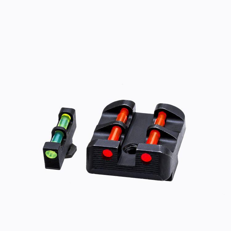 HIVIZ Interchangeable Front and Rear Target Sight Set for Glock pistols. - GLT178