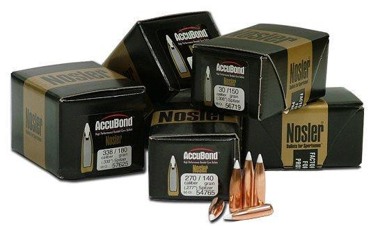 Nosler AccuBond Bullets .30 cal .308 165 gr SBT-ACB 50/ct - 55602