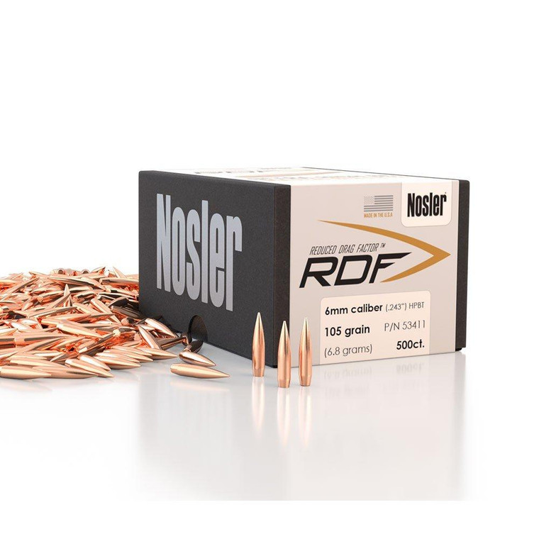 Nosler RDF Match Bullets .30 cal .308" 175 gr HPBT 100/ct - 53170