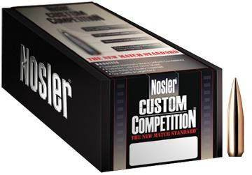 Nosler Custom Competition Bullets .30 cal .308" 190 gr HPBT 100/ct - 53412