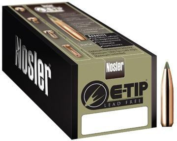Nosler E-Tip Lead-Free Hunting Bullets 8mm .323" 180 gr SPTZ E-TIP 50/ct - 59265