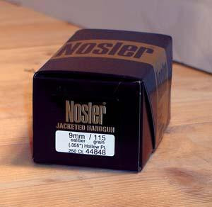 Nosler Sporting Handgun Revolver Bullets .38 cal .357" 158 gr JHP 250/ct - 44841