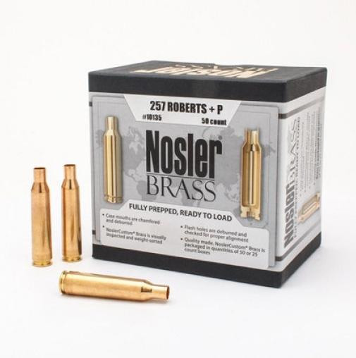 Nosler Unprimed Brass Rifle Cartridge Cases 50/ct .280 Ackley Improved - 10175
