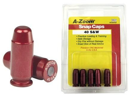 A-Zoom Metal Snap Caps .40 S&W 5/ct - 15114