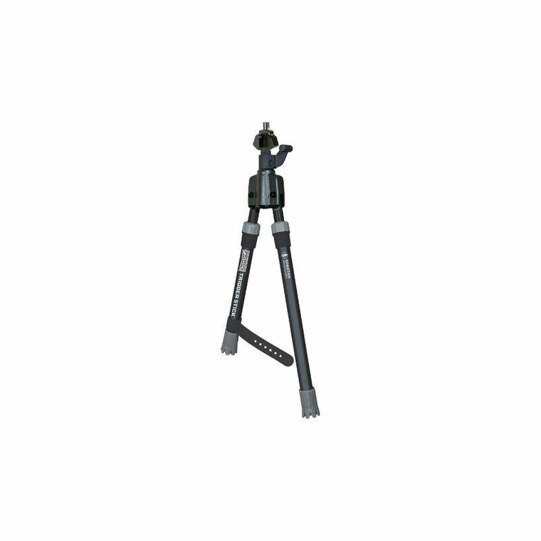 Primos Trigger Stick Gun Mounted Bipod Short Black with Spartan Technology - 65828