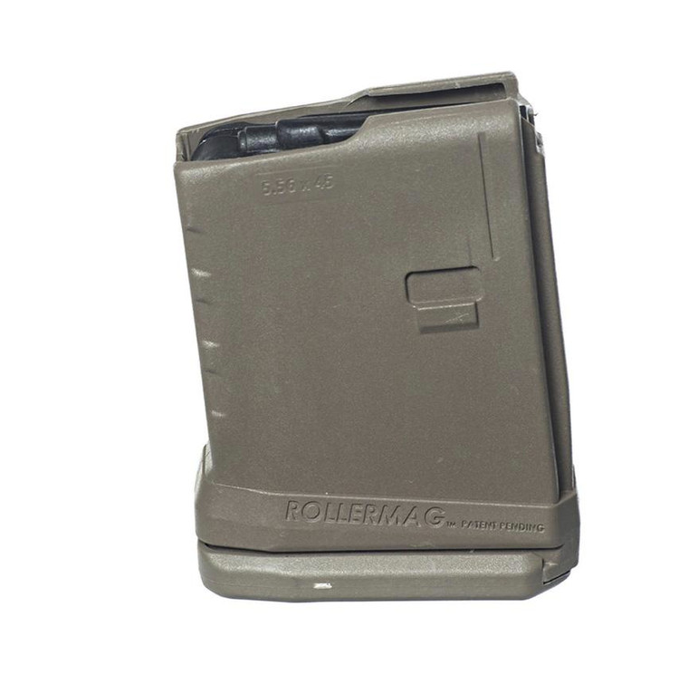 Promag AR-15 Polymer Magazine For AR-15 5.56mm Roller Follower - 5/rd Flat Dark Earth - RM-5-FDE