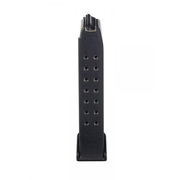 Promag Magazine for Glock 17/19/26 9mm Black Polymer 18/rdNE - GLK-A9B