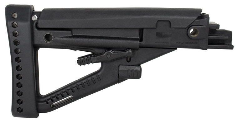 ProMag Archangel Opfor AK Series 4 Position Adjustable Butt Stock with Recoil Pad Black - AA123