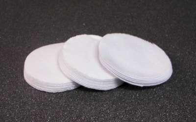 Pro-Shot 1 1/2" Round 100% Cotton Patches 300/ct - 11/2-300