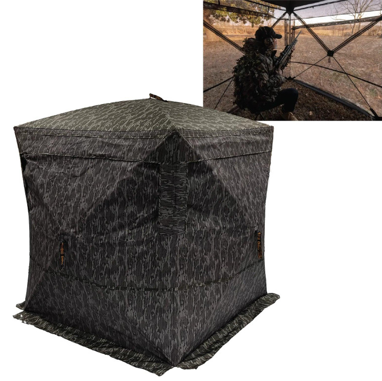 Rhino R-180 See Through Ground Blind Mossy Oak Bottomland - R180-MBL