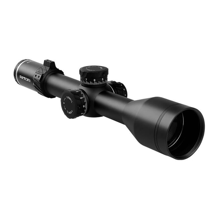 Riton 7 Conquer 3-24x50 Rifle Scope FFP ODEN Reticle Illum Black - 7C324LFI23