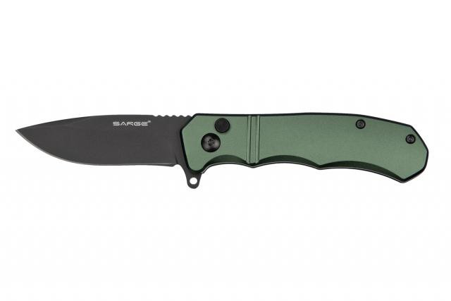 Sarge Knives Command Army Green Turbo Lock Folder - SK-827