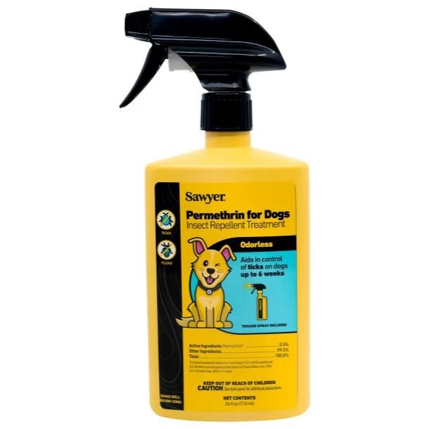 Sawyer Permethrin Insect Repellent Treatment for Dogs 24 oz Trigger Spray - SP624