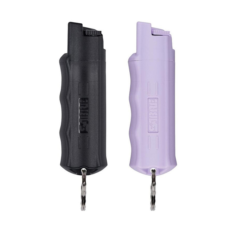 Sabre Red Pepper Spray with Key Ring 2/pk Black & Lavender - HC-23OC-2