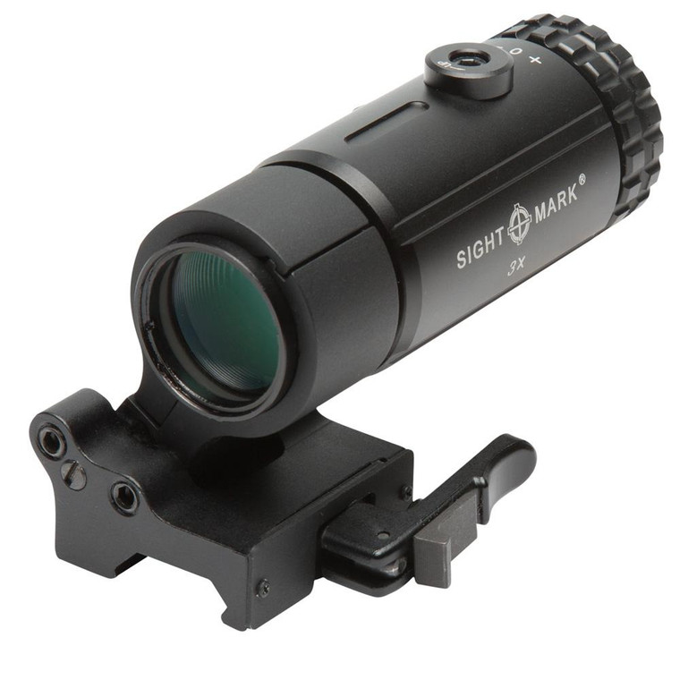 Sightmark T-3 Magnifier with LQD Flip to Side Mount - SM19063 Sightmark T-3 Magnifier with LQD Flip to Side Mount - SM19063