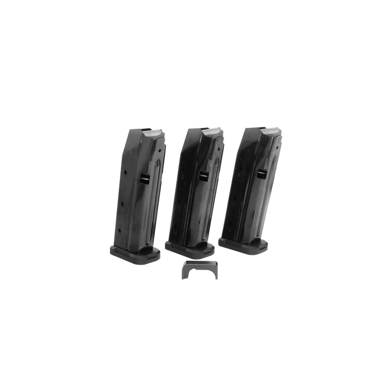 Shield Arms S15 Gen3 Magazine Combo Pack - 3/Pack + 1 Mag Release - Black - S15-COMBO-G3-3M-1C