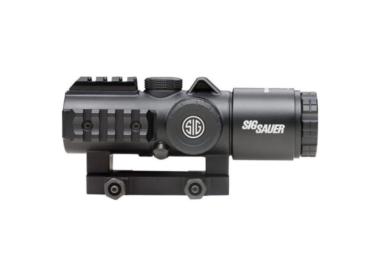 Sig Sauer BRAVO3 Battle Sight - 3x24mm 300 Blackout Horseshoe Dot Illum Ret 0.5 MOA M1913 - Black - SOB33102