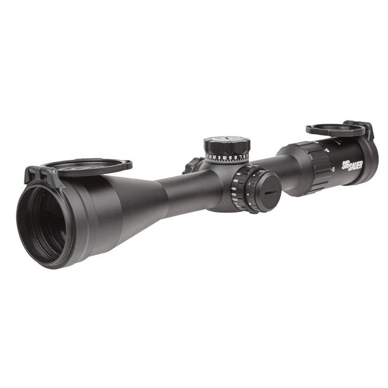 Sig Sauer Whiskey 4 Rifle Scope 5-20x50 30mm FFP MOA MIlling Hunter Non-Illum Exp ZeroStop Black - SOW45001