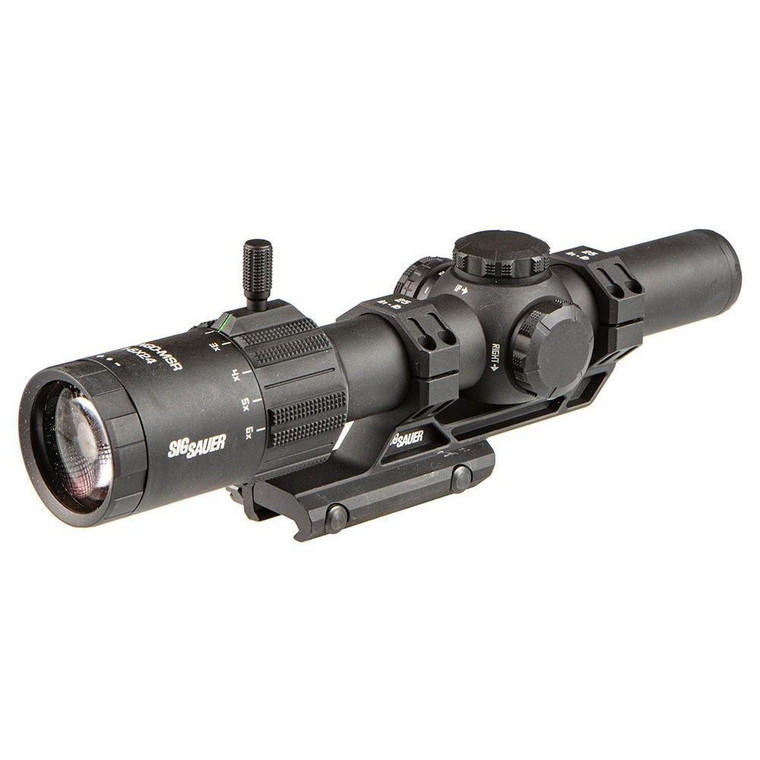 Sig Sauer Tango-MSR LPVO Rifle Scope 1-6x24 30mm FFP Illum MSR BDC6 Reticle Black - SOTM61002
