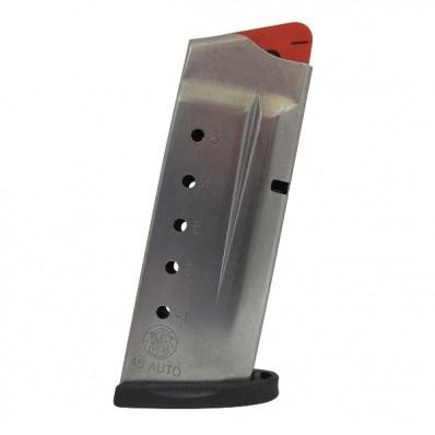 Smith & Wesson M&P Shield Handgun Magazine Stainless Steel .45 Auto 6/rd - 3005566