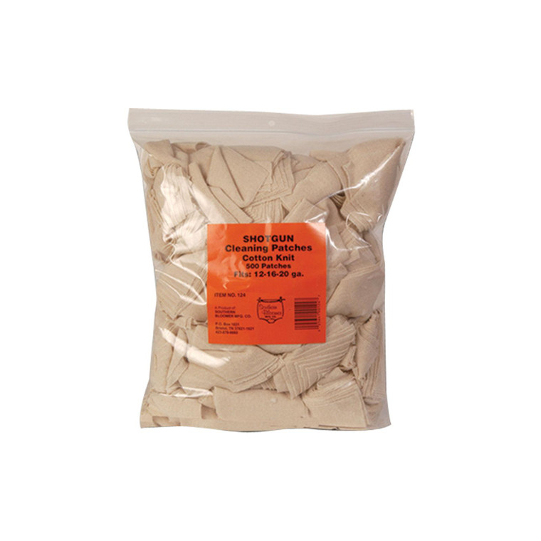 Southern Bloomer Shotgun Cleaning Patches 500/Pack - #124