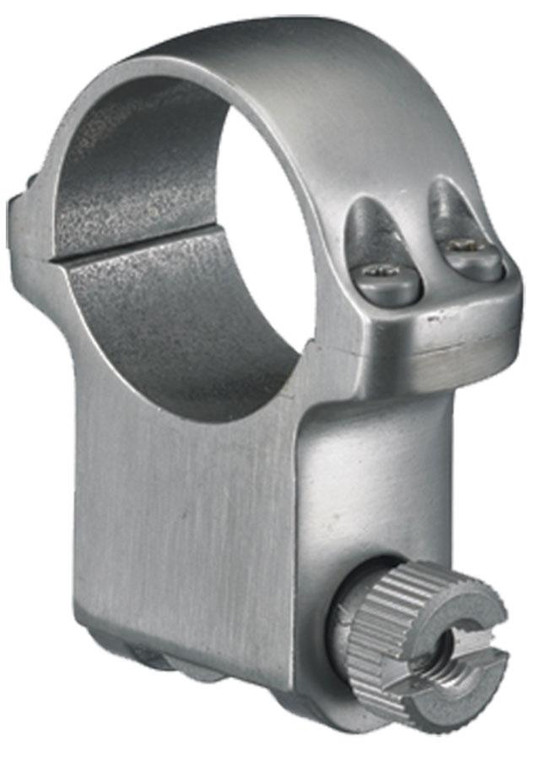 Ruger Steel Scope Ring - Single (6K) 1" Extra High 1.187" Height  - Stainless Finish - 90284