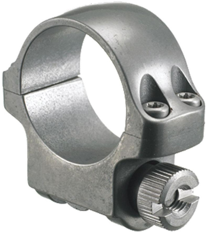 Ruger Steel Scope Ring - Single (3KTG) 1" Low .812" Height - Target Grey Stainless Finish - 90293