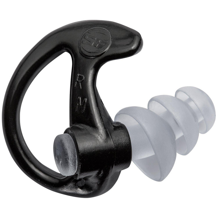Surefire EP5 Sonic Defenders Max Full-Block Flanged Earplugs 26 NRR Black 1 Pair - EP5-BK-MPR