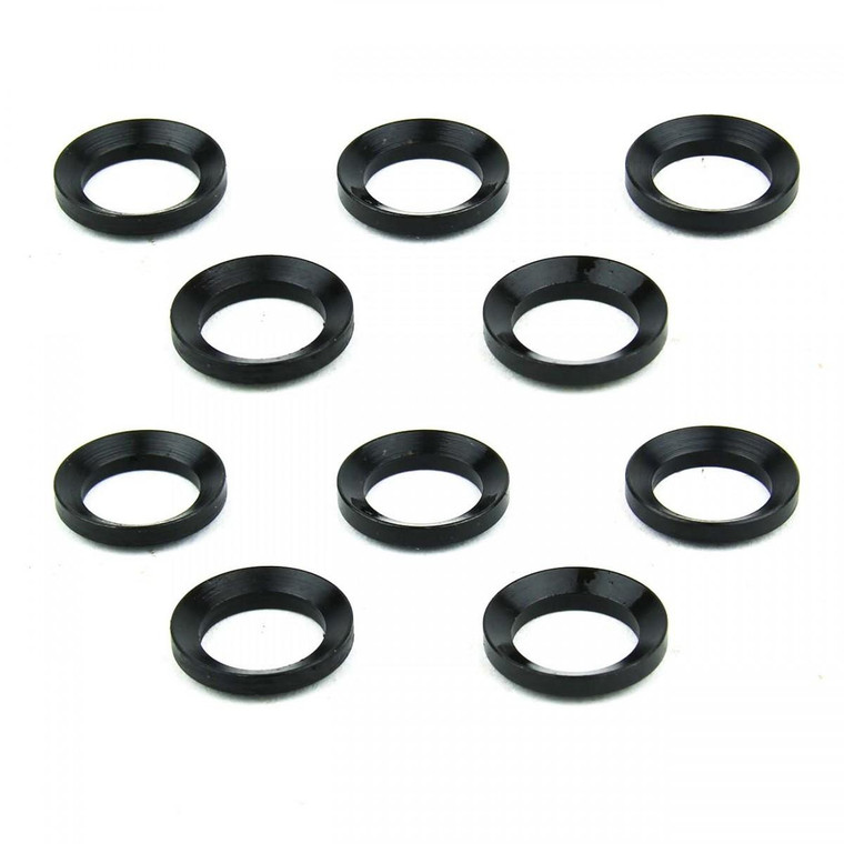 Tacfire AR-15/.223 Muzzle Brake Crush Black Washers - 10/ct - MAR059B
