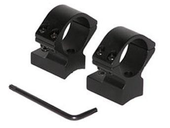Talley Lightweight Alloy Scope Mounts - Black Anodized - 1" - Medium Winchester 70 (.860) Std. Cal. & Short Mag.  - 940702