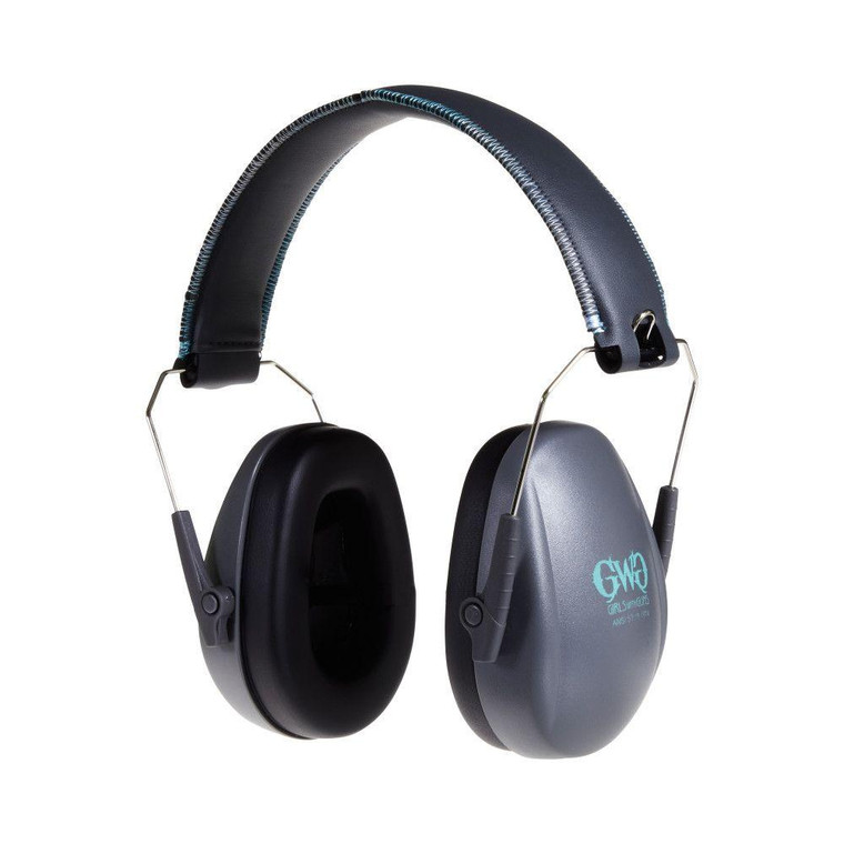 Allen Girls With Guns Assure Low-Profile Earmuffs Gray/Teal/Black -NRR 23db - 2319
