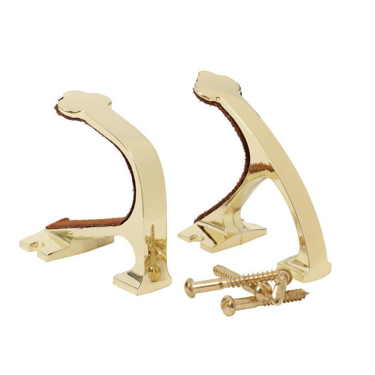 Allen Shotgun and Rifle Wall Mount Hooks Brass - 5641