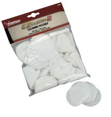 Traditions EZ Clean 2 Cleaning Patches .45-.54 Cal 100/bag 2.5 in. dia. - A1434
